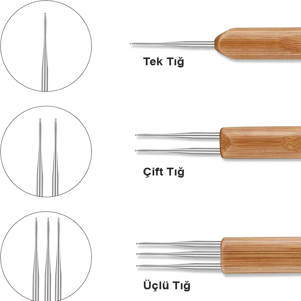 Rasta Tığ Seti - 0.5 mm - Görsel 3